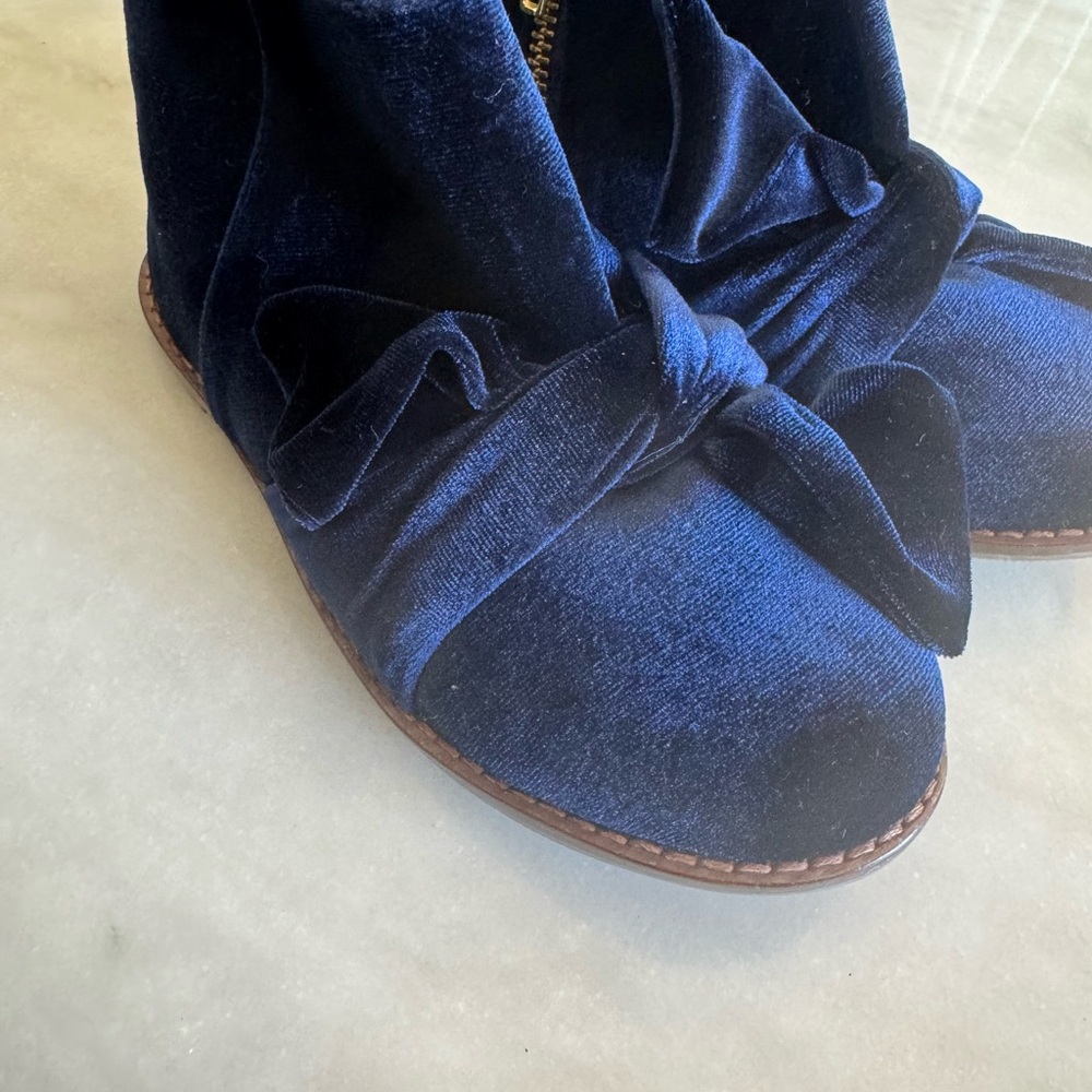 Janie and Jack Blue Ankle Booties